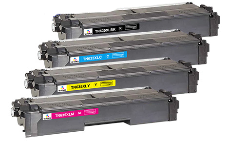 Brother TN635XL High Yield Toner Cartridges